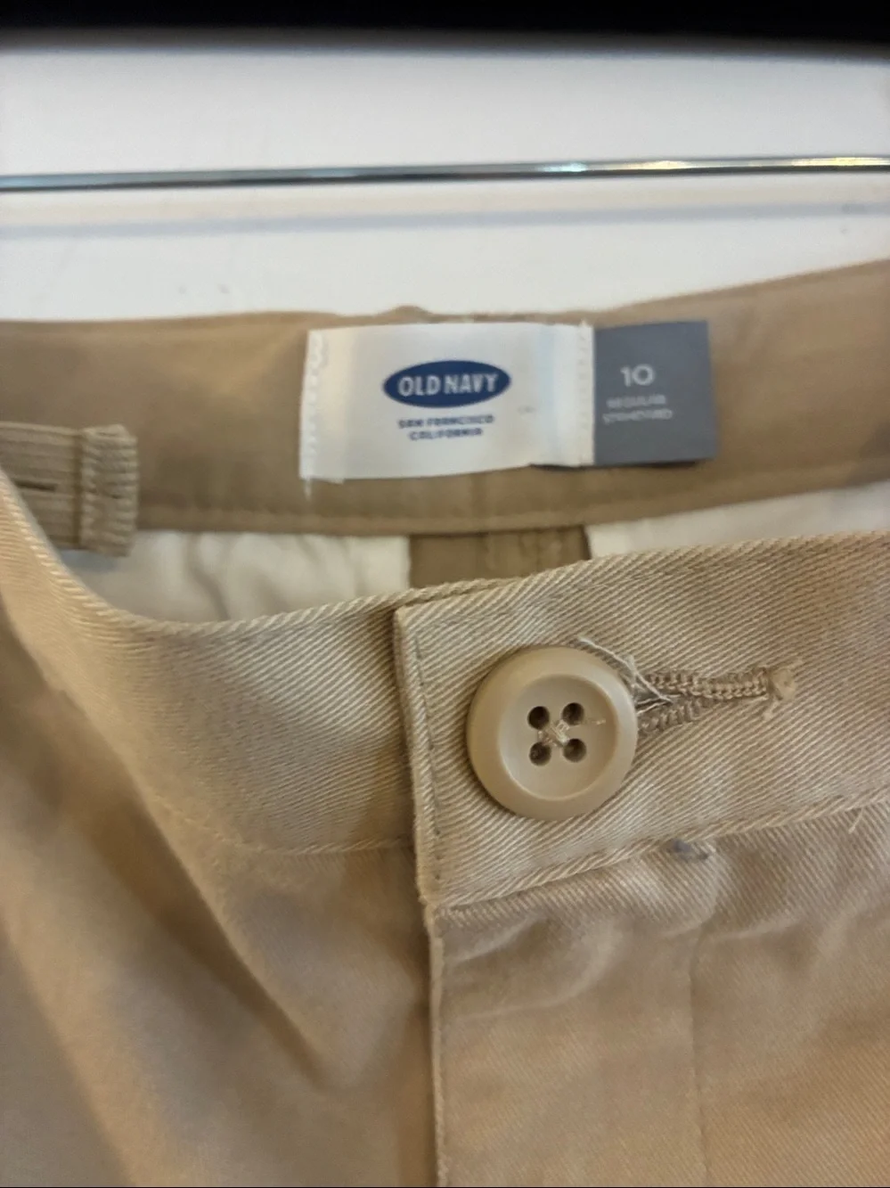 Old Navy Khaki/Tan Classic Chino Shorts - Boys Sz 10 NWT